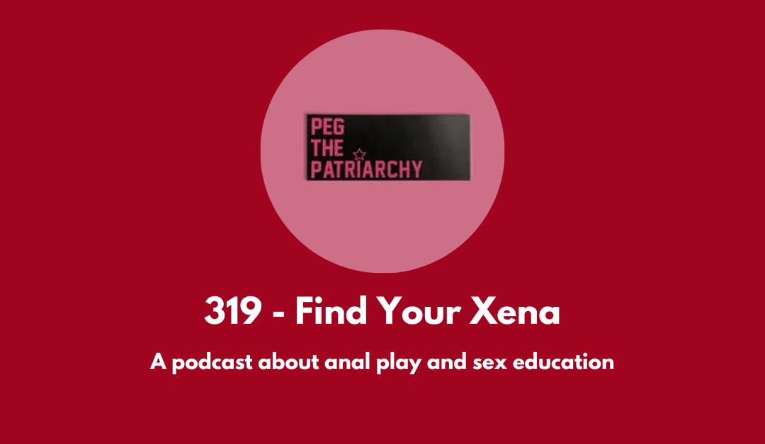 A new episode about anal play and sex education with Luna Matatas. Image is a sticker of Luna's brand that reads "Peg the Patriarchy."